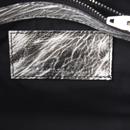Alexander Wang Pebbled Lambskin Rockie Black White Rhodium Hardware 7 of 11