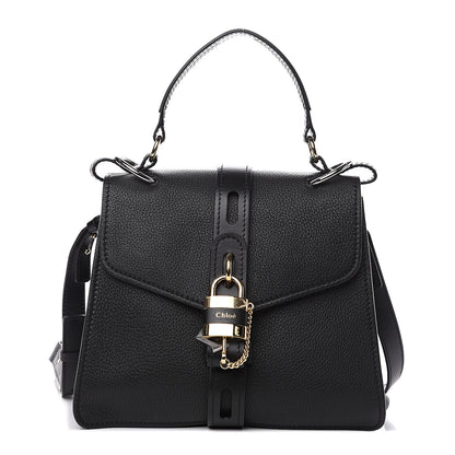 Chloe Grained Calfskin Medium Aby Day Shoulder Bag Black 1 of 7