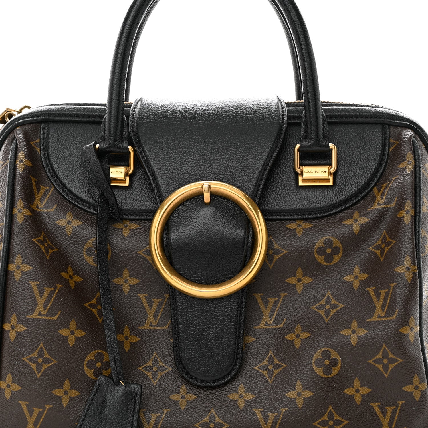 Louis Vuitton Monogram Golden Arrow Speedy Black 7 of 9