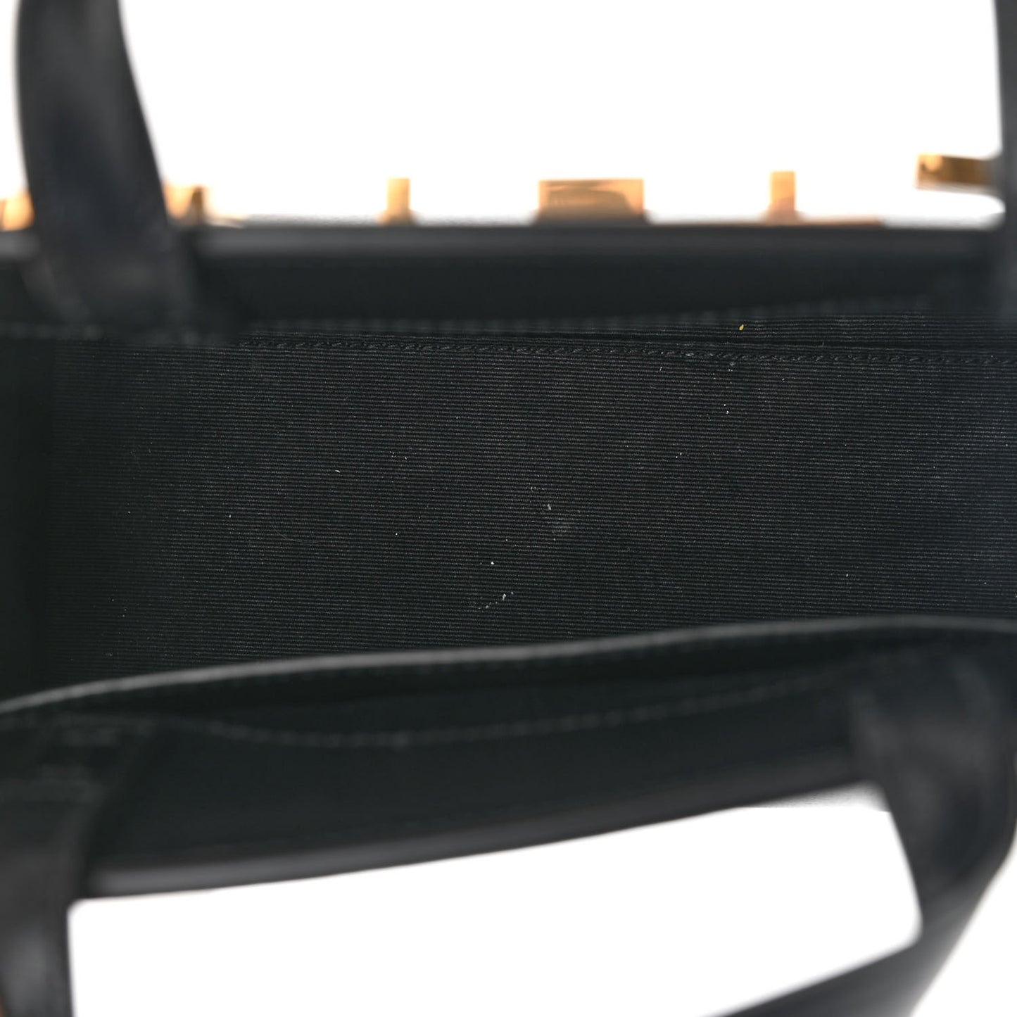 Smooth Calfskin Manhattan Nano Shopper Tote Black