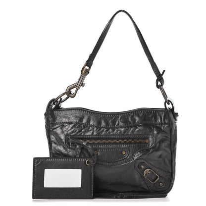 Balenciaga Chevre Classic Hardware Shoulder Bag Black 1 of 9