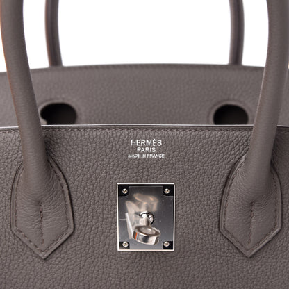 Hermes Togo Birkin 30 Etain 7 of 11