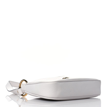 Versace Calfskin La Medusa Small Hobo Crossbody White 3 of 8
