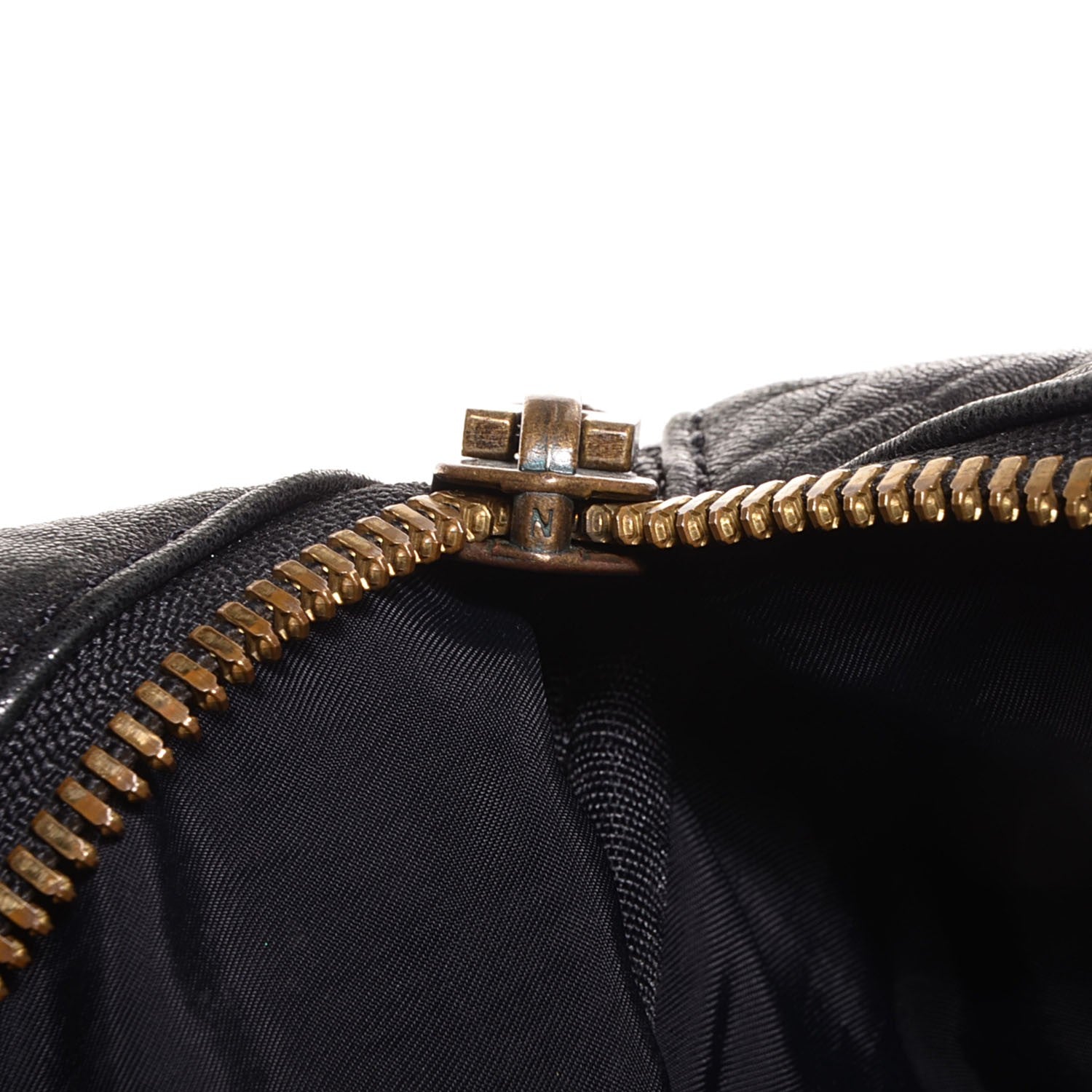 Alexander Wang Pebbled Lambskin Rocco Black Antique Brass Hardware 8 of 8