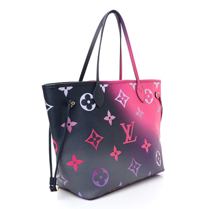 Louis Vuitton Monogram Giant Spring In The City Neverfull MM Midnight Fuchsia 3 of 11