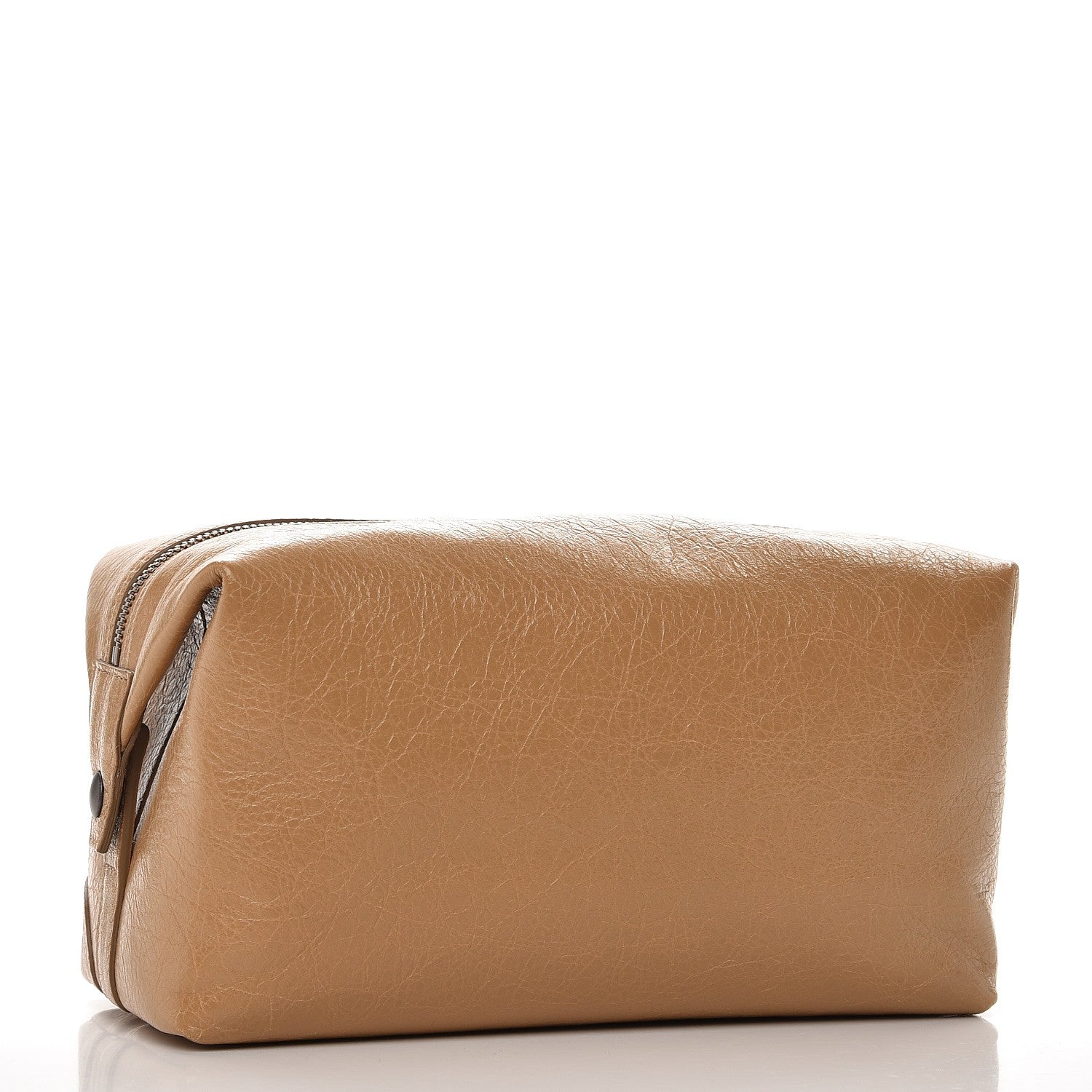 Balenciaga Agneau Classic Hardware Trousse Vanity Case Beige Nougatine 3 of 8