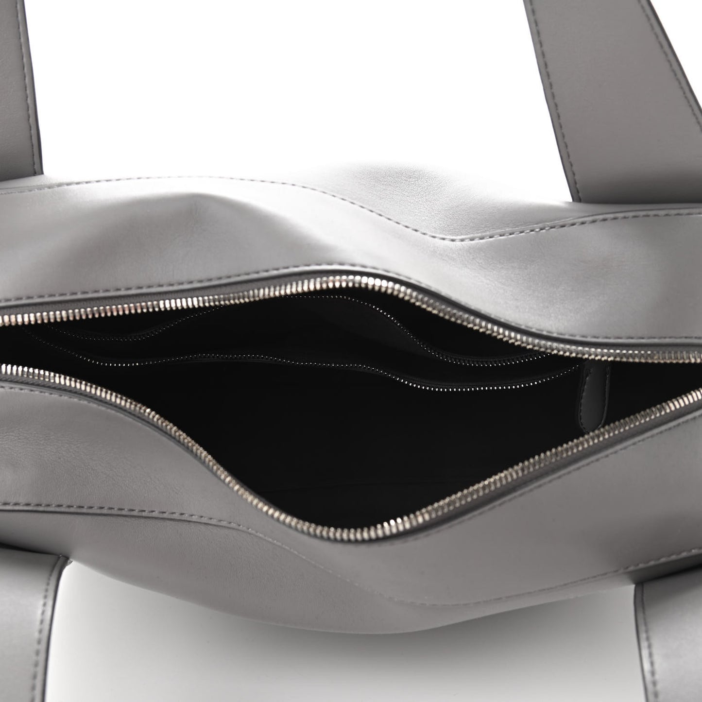 Eco Alter Nappa Perforated Shoulder Bag Grey