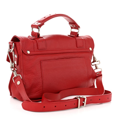 Proenza Schouler Lambskin Tiny PS1 Satchel Red 3 of 11