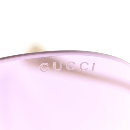 Gucci Metal Round Chain Sunglasses GG1203S Gold Purple 8 of 9