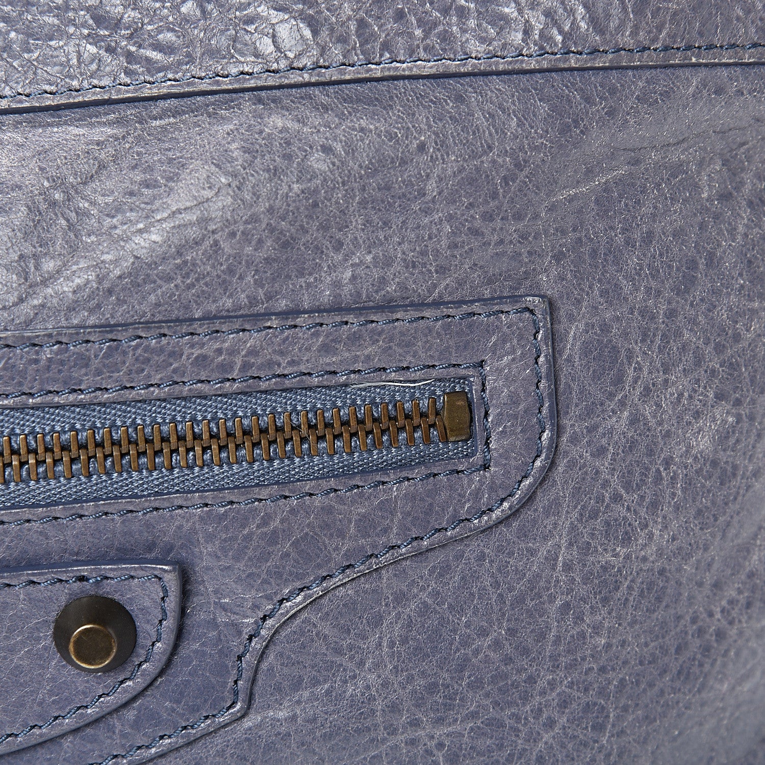 Balenciaga Agneau Classic Hardware Flat Handle Clutch Jacynthe 10 of 10