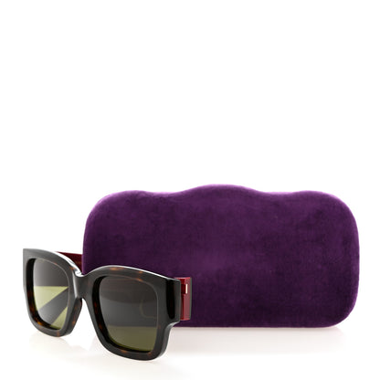 Gucci Acetate Square Frame Sunglasses GG1663S Tortoiseshell 8 of 8