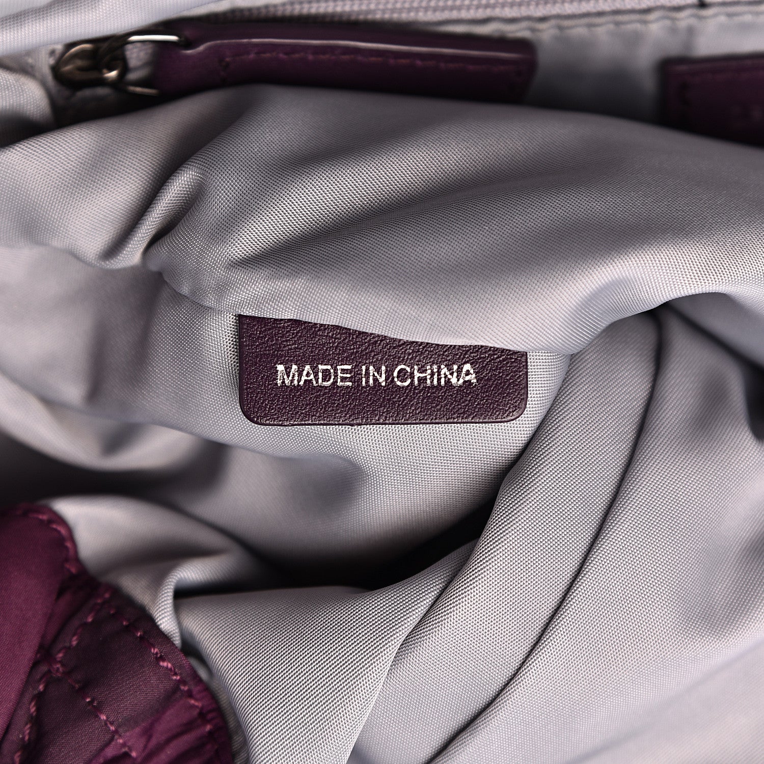 Burberry Nylon Check Small Buckleigh Packable Tote Purple 7 of 18