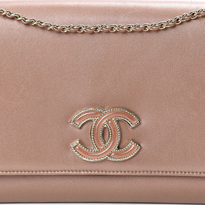 Chanel Metallic Calfskin CC Small Flap Bronze 7 of 16
