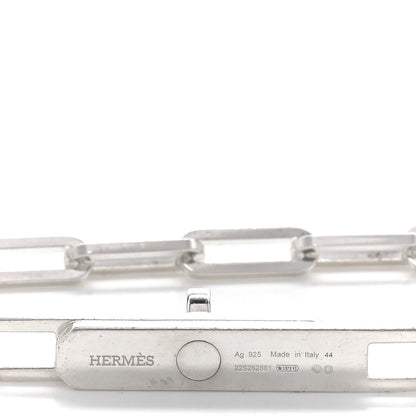 Hermes Sterling Silver Kelly Chaine Lariat Necklace 4 of 5