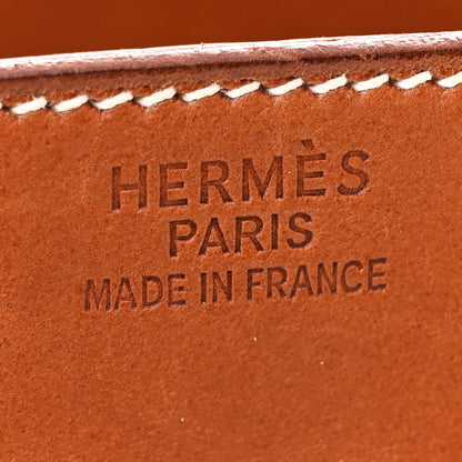 Hermes Toile Barenia Birkin 35 Fauve 6 of 10