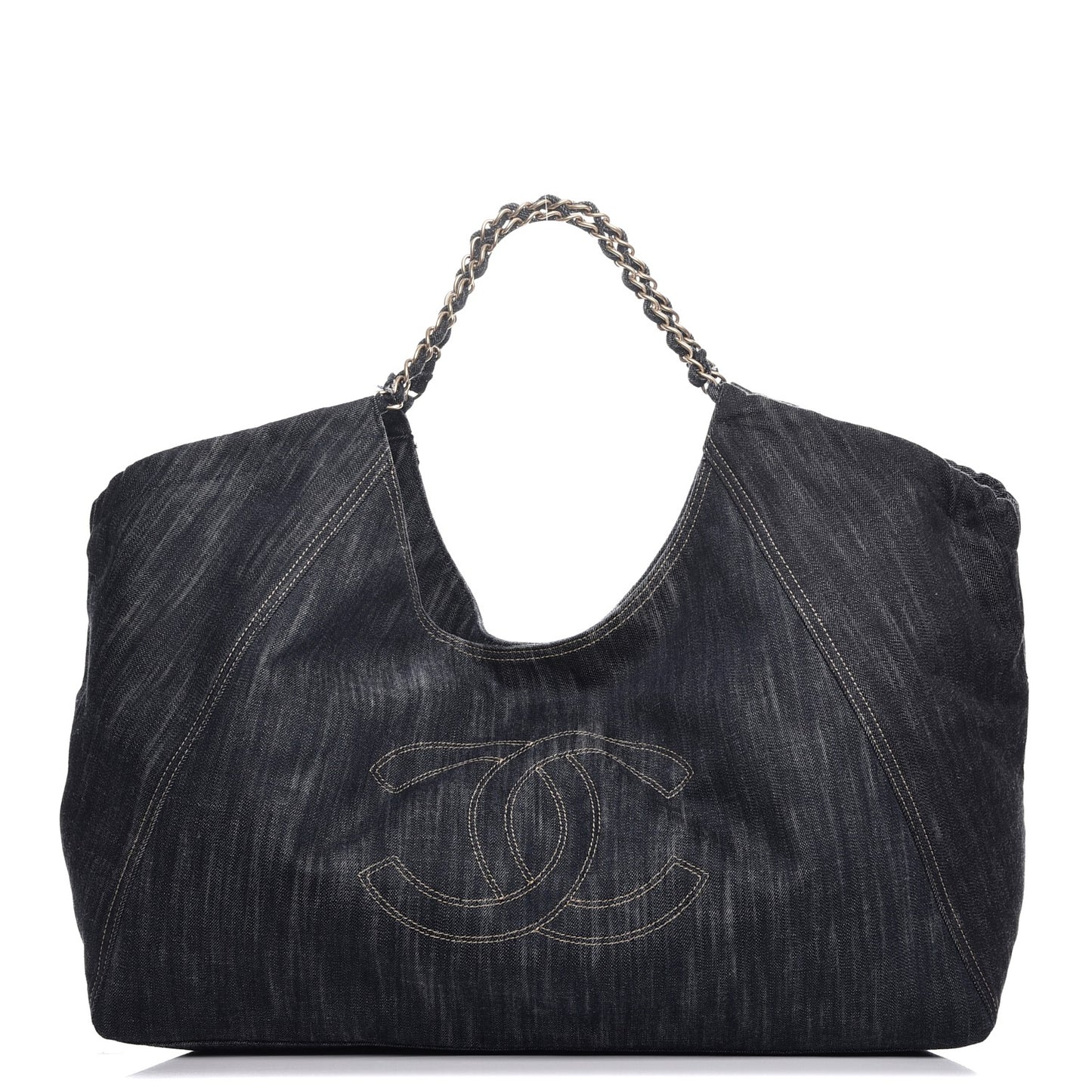 Denim XL Coco Cabas Tote Blue