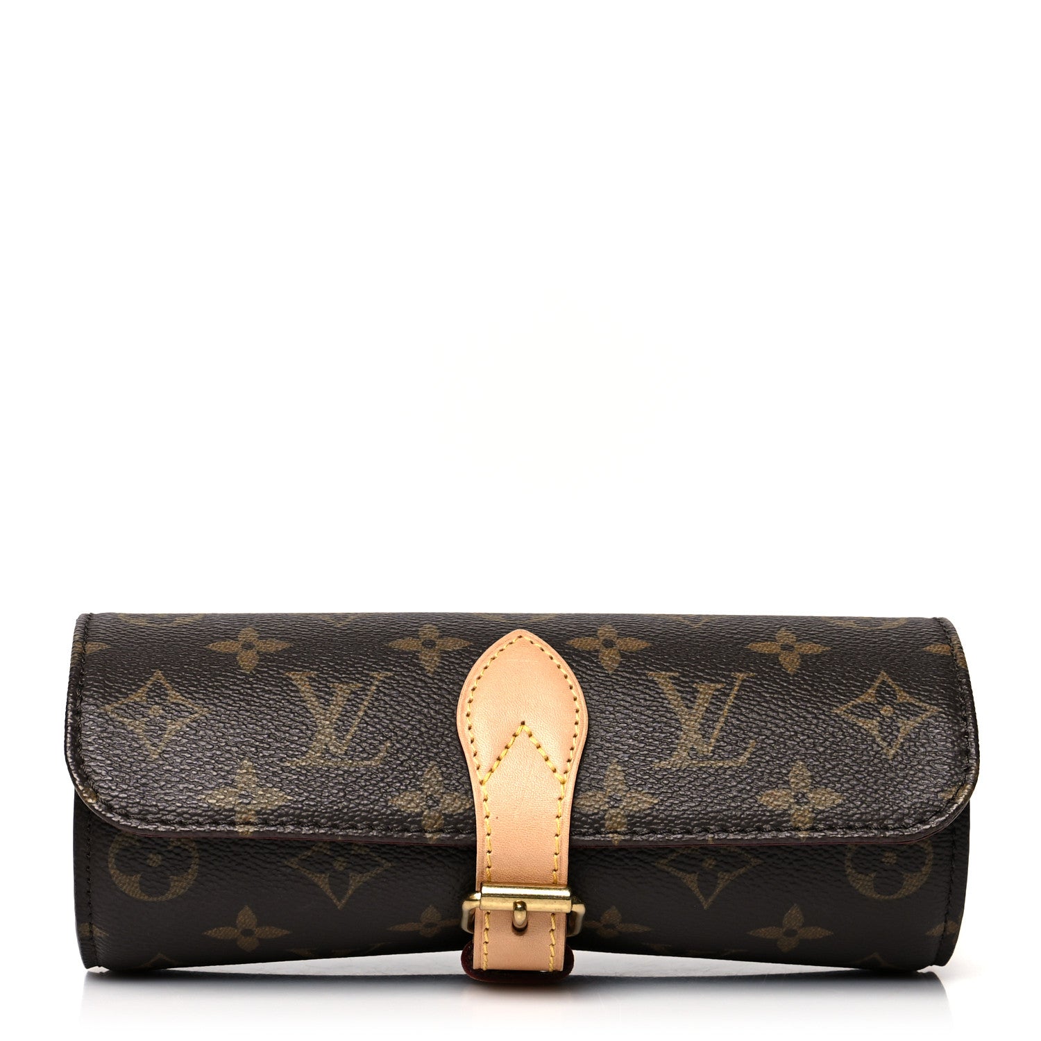 Louis Vuitton Monogram 3 Watch Travel Case 1 of 7