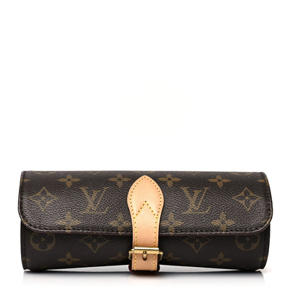 Louis Vuitton Monogram 3 Watch Travel Case 1 of 7