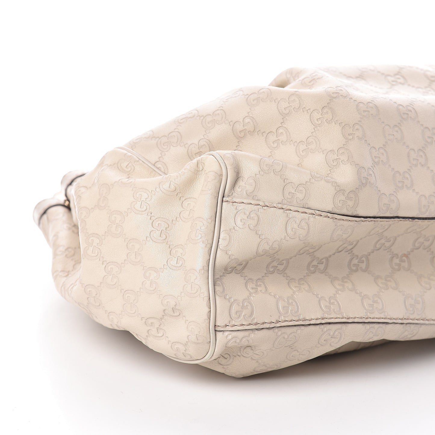Guccissima Large Sukey Tote Mystic White