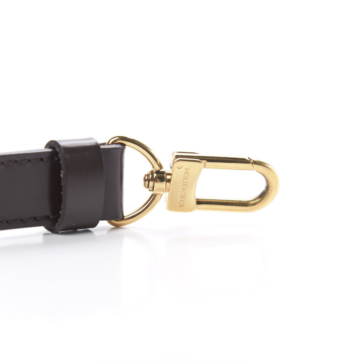 Calfskin Adjustable Speedy Bandouliere Shoulder Strap Brown