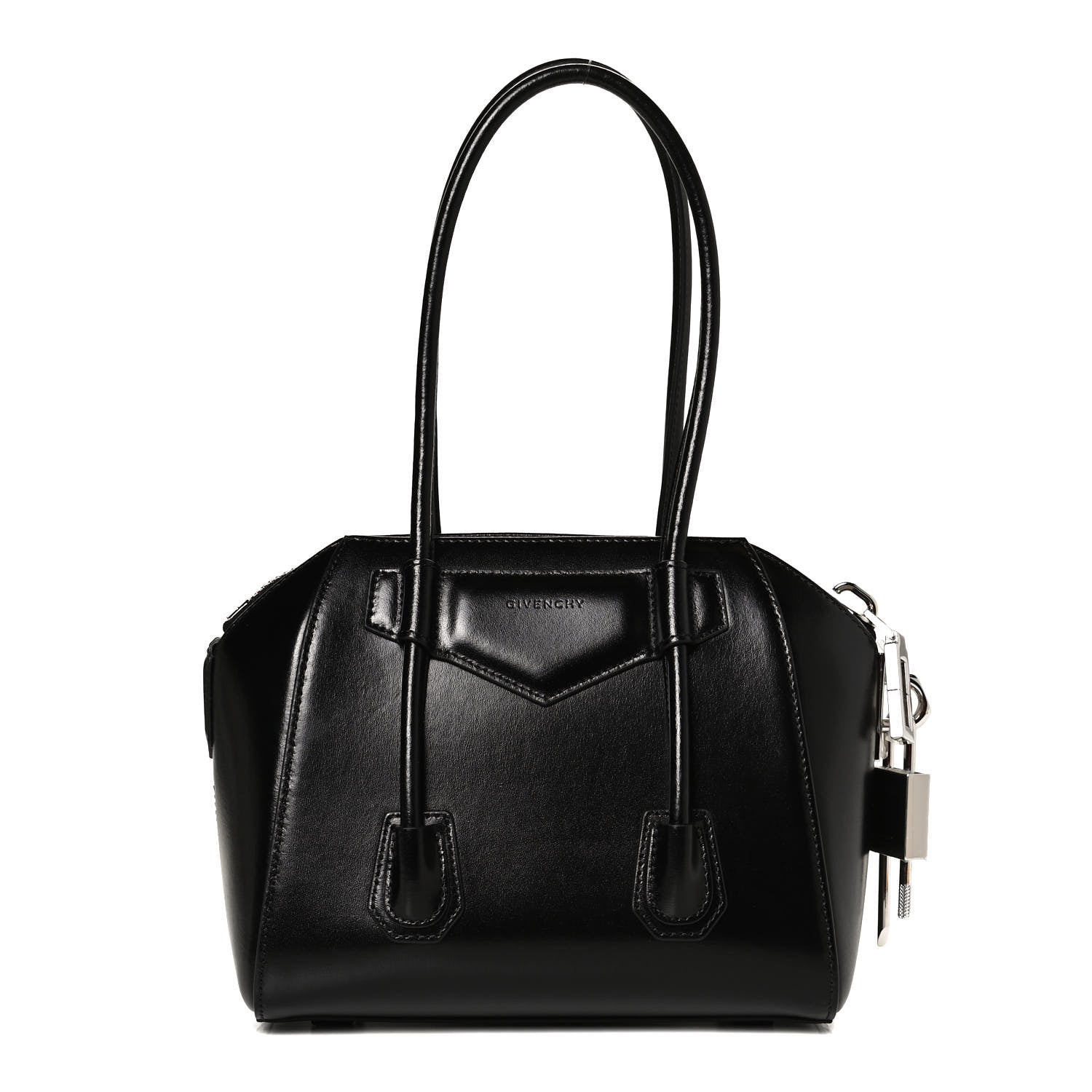 Givenchy Box Calfskin Mini Lock Antigona Black 1 of 9