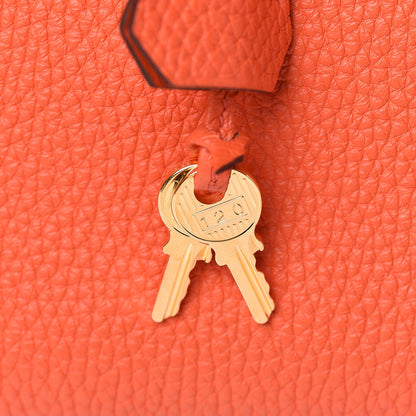 Hermes Togo Birkin 30 Orange Poppy 31 of 37