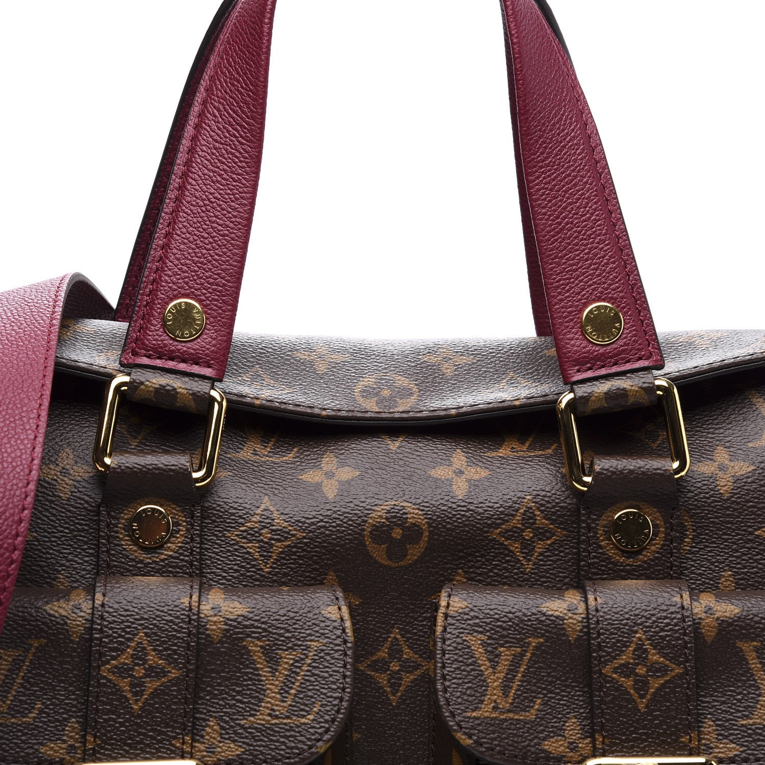 Louis Vuitton Monogram Manhattan NM Raisin 10 of 10