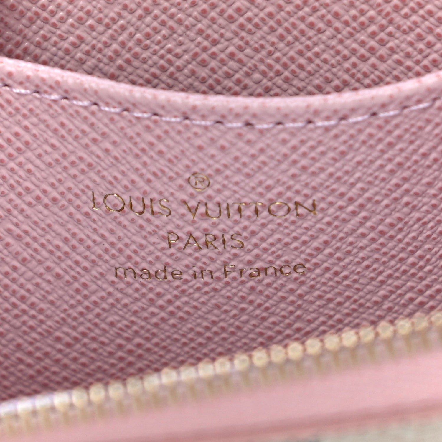 Louis Vuitton Damier Azur Zippy Coin Purse Rose Ballerine 6 of 10
