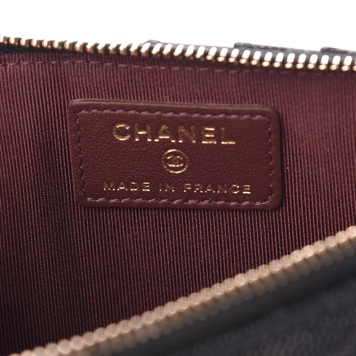 Chanel Caviar Quilted Classic Flat Wallet Pouch Black 6 of 8
