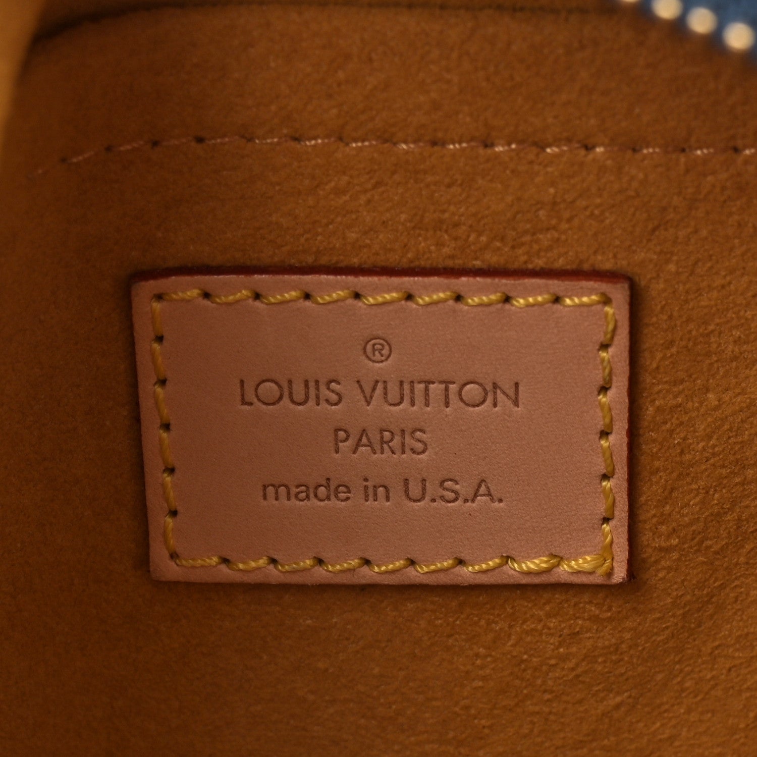 Louis Vuitton Monogram Denim Baggy PM Blue 6 of 12