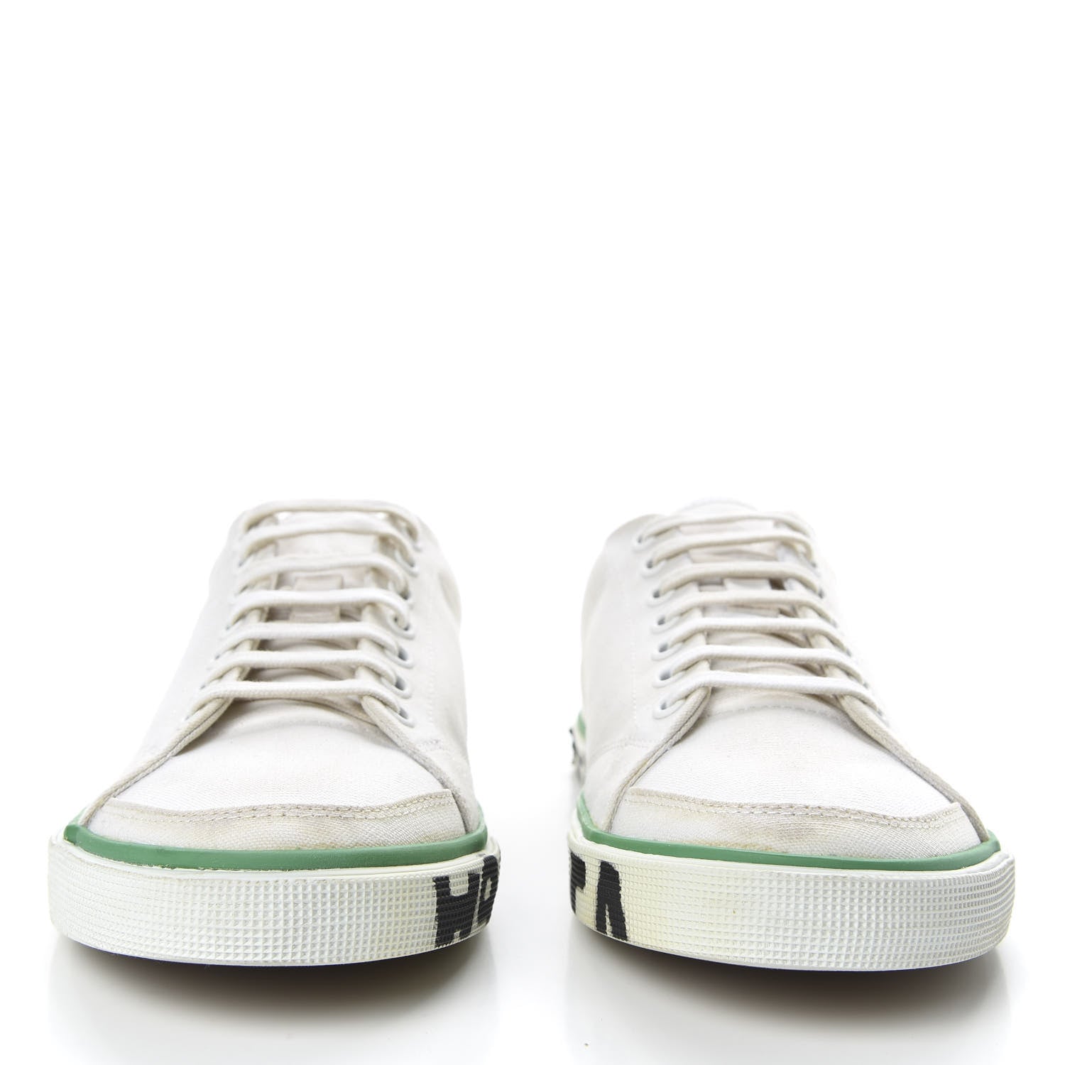 Balenciaga Cotton Canvas Distressed Match Trainers Sneakers 40 White 2 of 9
