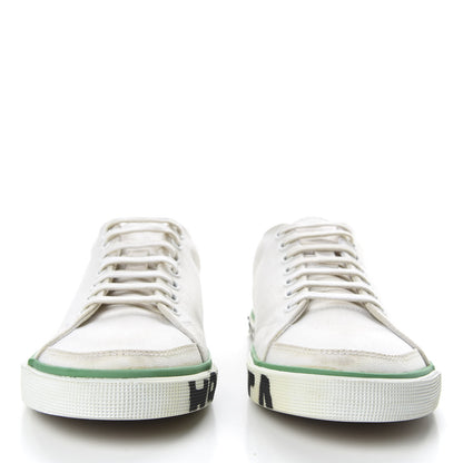 Balenciaga Cotton Canvas Distressed Match Trainers Sneakers 40 White 2 of 9