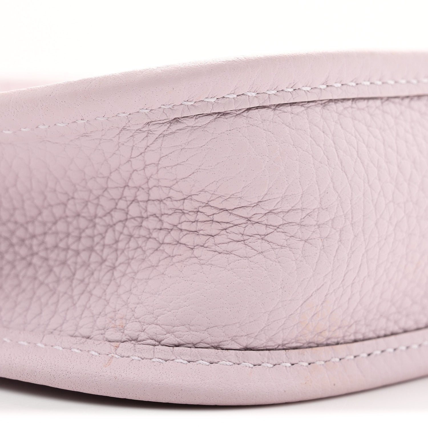 Hermes Taurillon Clemence Evelyne TPM Mauve Pale 9 of 10