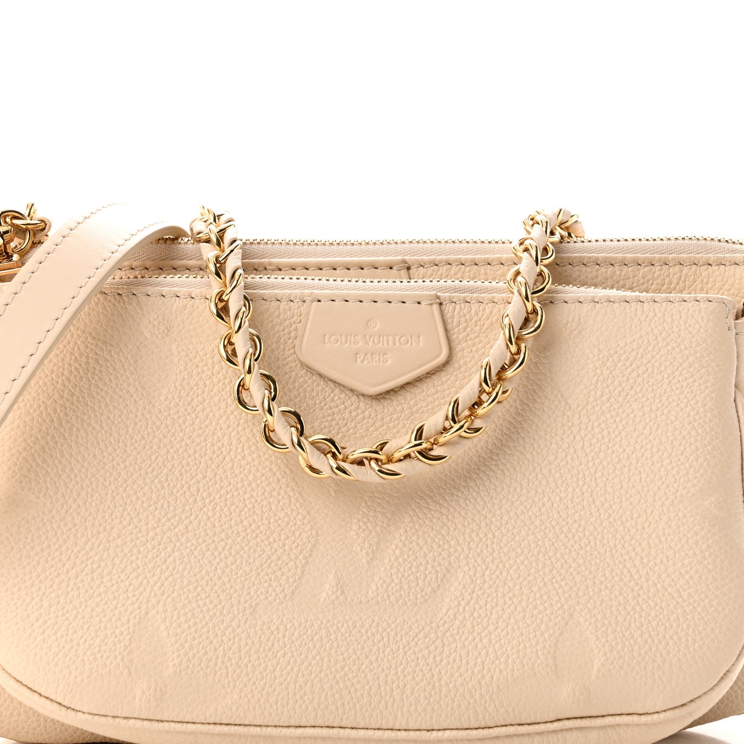 Louis Vuitton Empreinte Monogram Giant Multi Pochette Accessories Cream 8 of 10