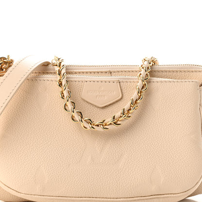Louis Vuitton Empreinte Monogram Giant Multi Pochette Accessories Cream 8 of 10
