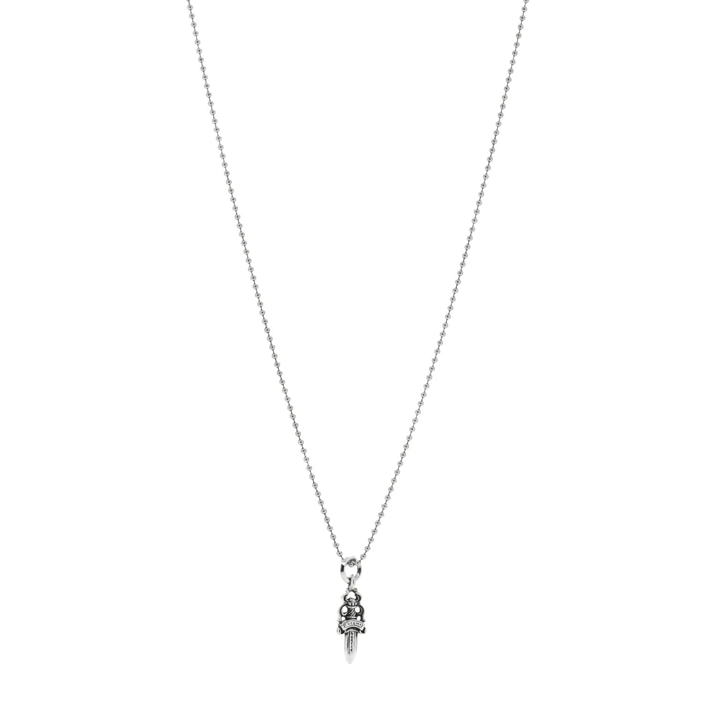 Sterling Silver Dagger Pendant Necklace