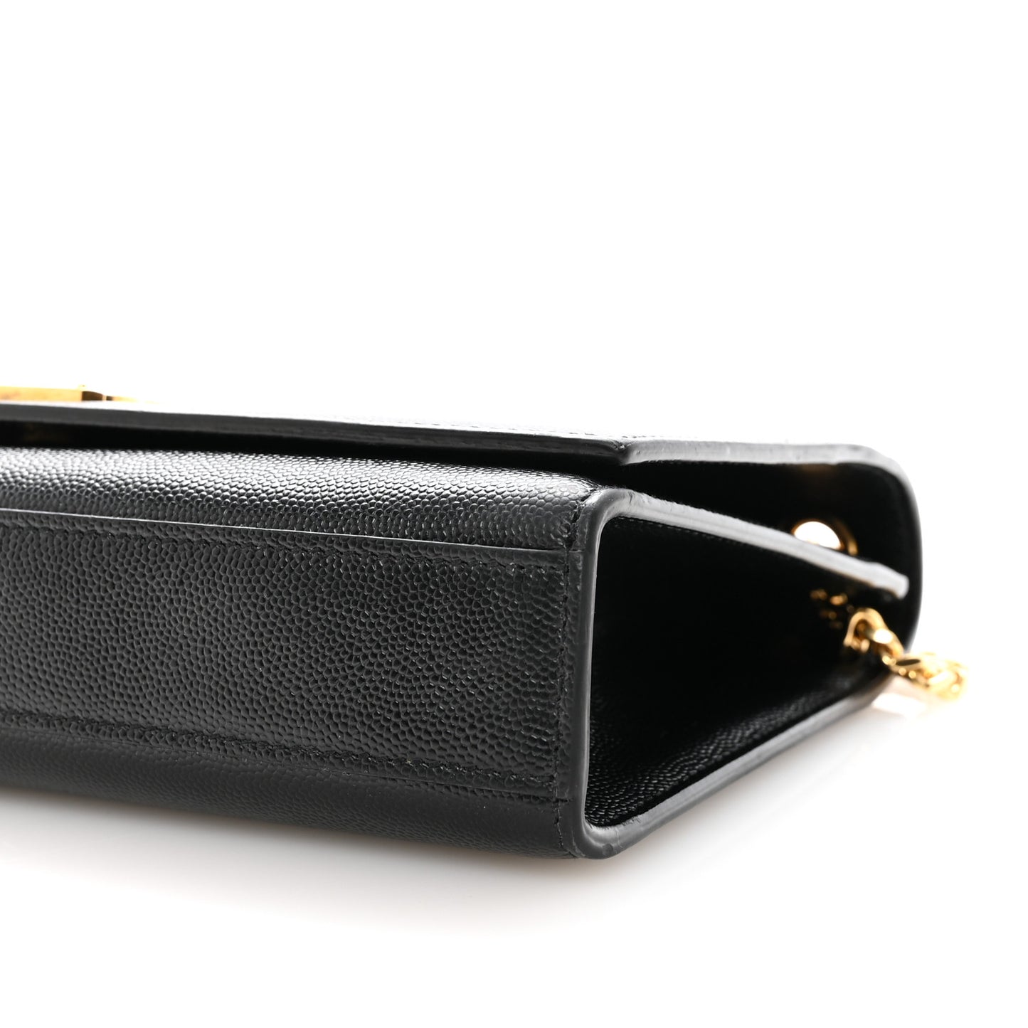 Grain De Poudre Medium Classic Monogram Kate Satchel Black