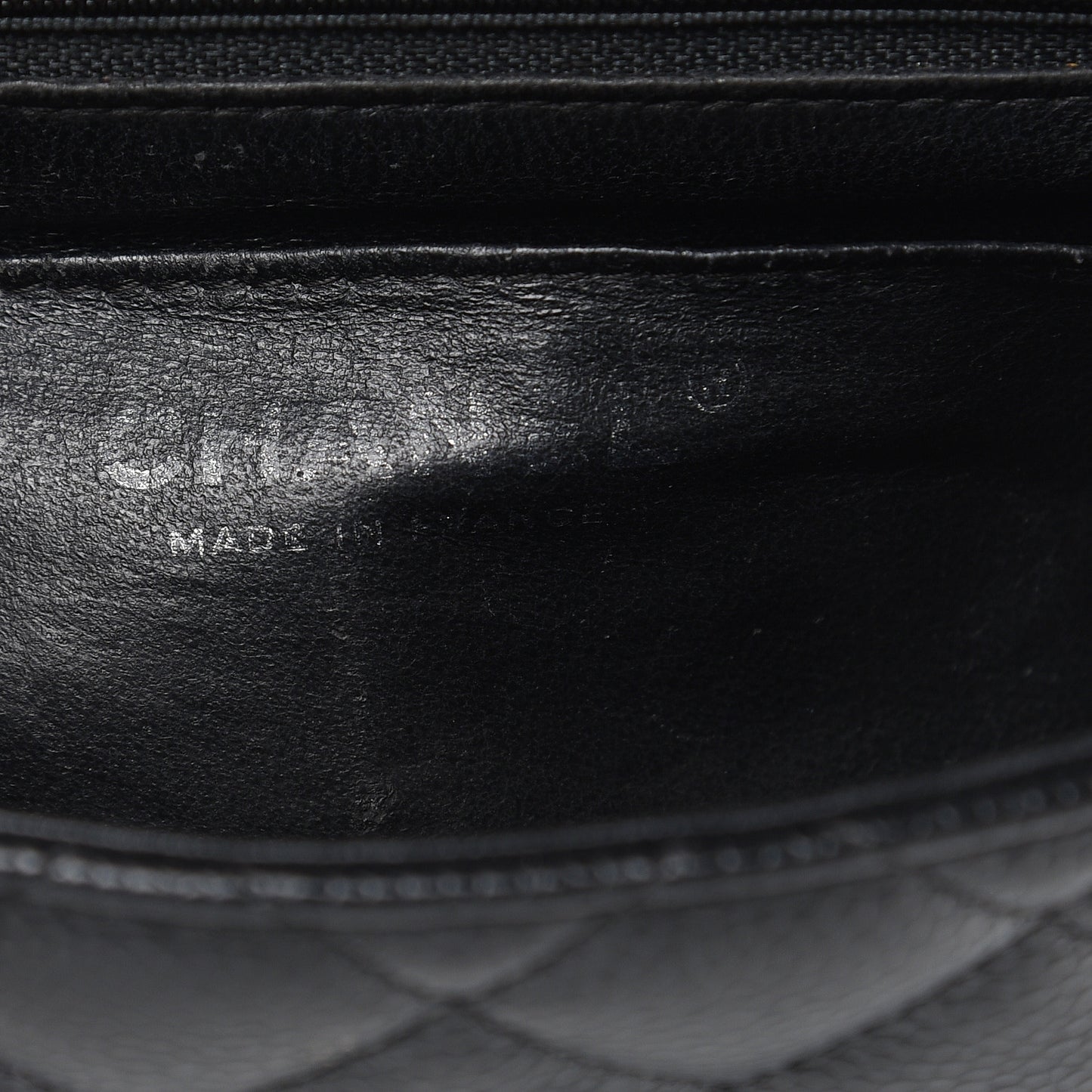 Caviar Quilted Mini Square Flap Black