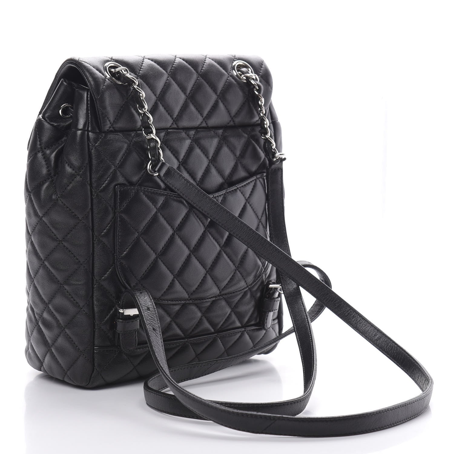 Chanel Lambskin Quilted Small Urban Spirit Backpack Black 2 of 9