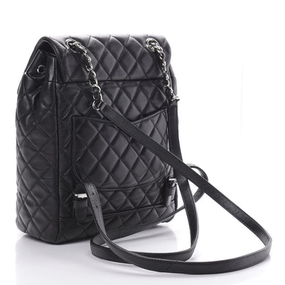 Chanel Lambskin Quilted Small Urban Spirit Backpack Black 2 of 9