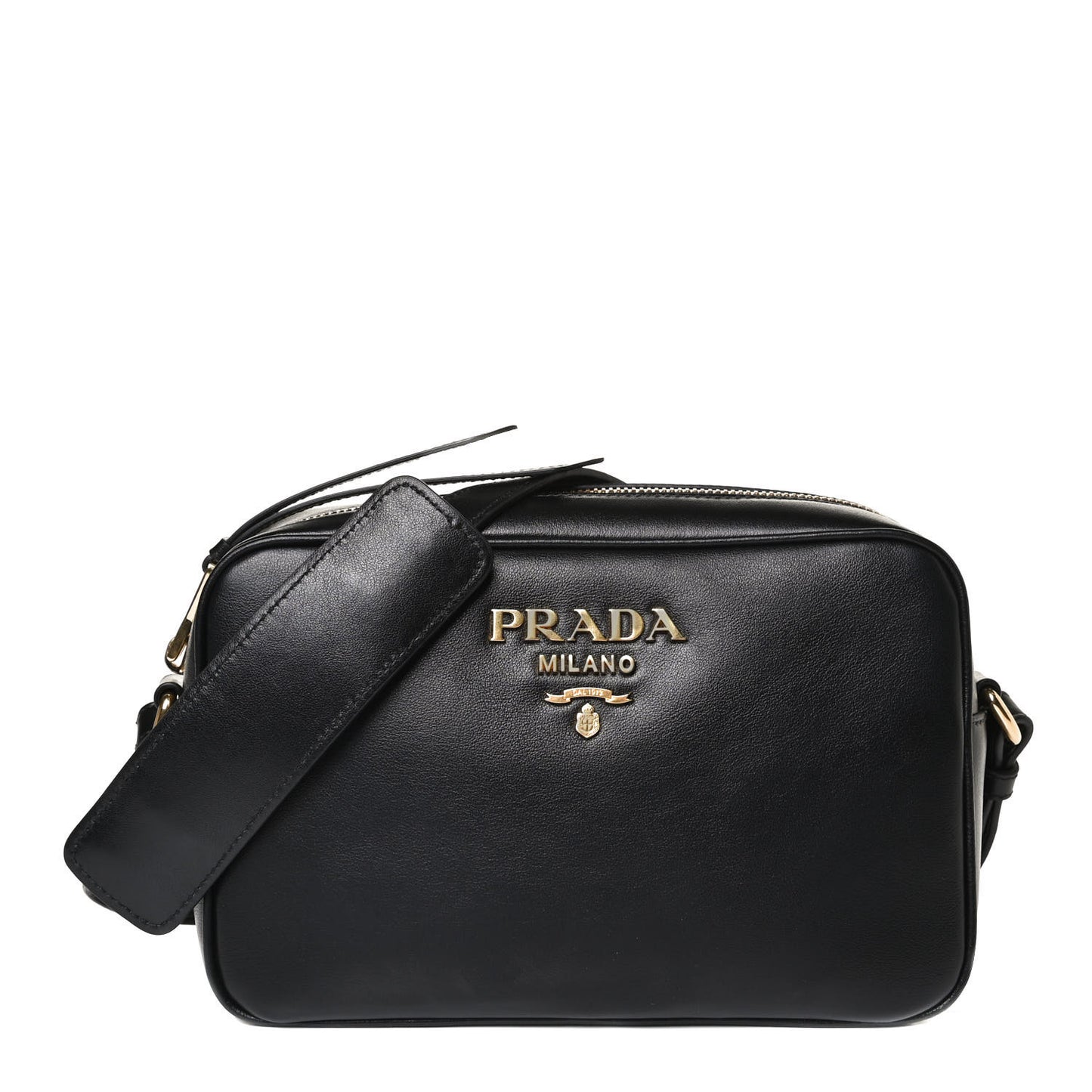 City Calf Camera Bag Black