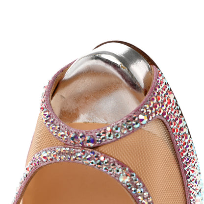Christian Louboutin Crystal Strass Camilla 100 Pumps 37 Aurora Borea 13 of 21