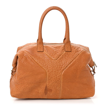 Saint Laurent Pebbled Lambskin Medium Easy Sac Tan 1 of 10