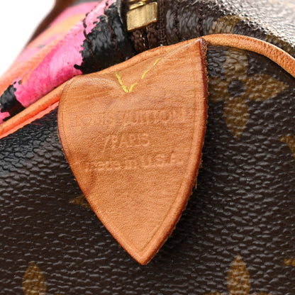 Louis Vuitton Monogram Roses Speedy 30 6 of 11