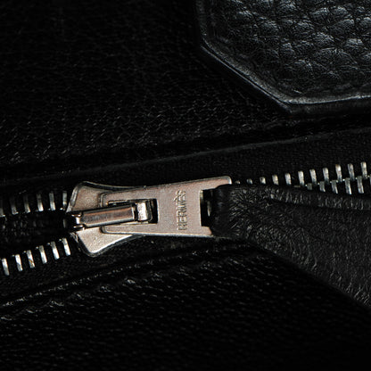 Hermes Taurillon Clemence Birkin 30 Black 18 of 31