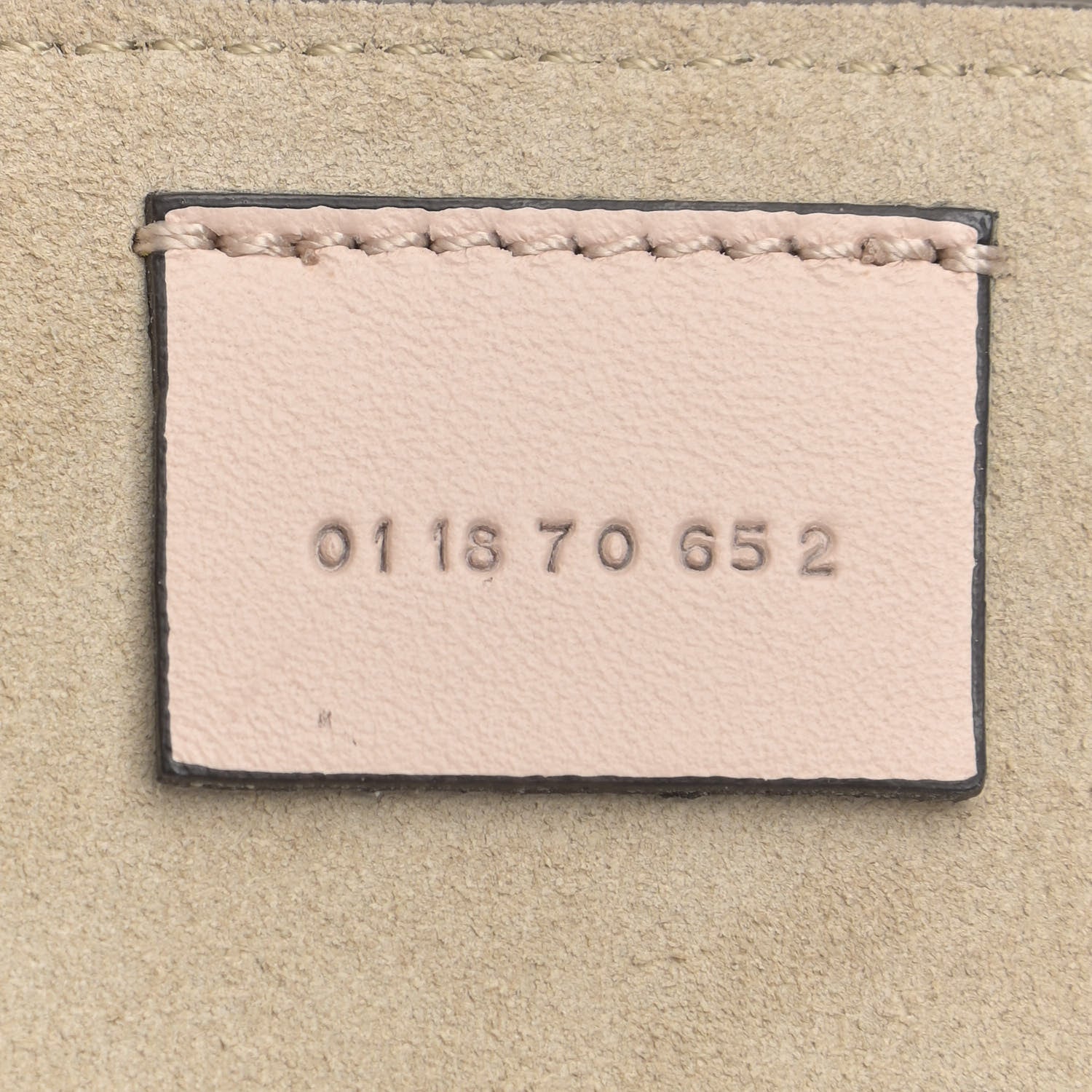 Chloe Calfskin Suede Medium Faye Shoulder Bag Blush Nude 6 of 9