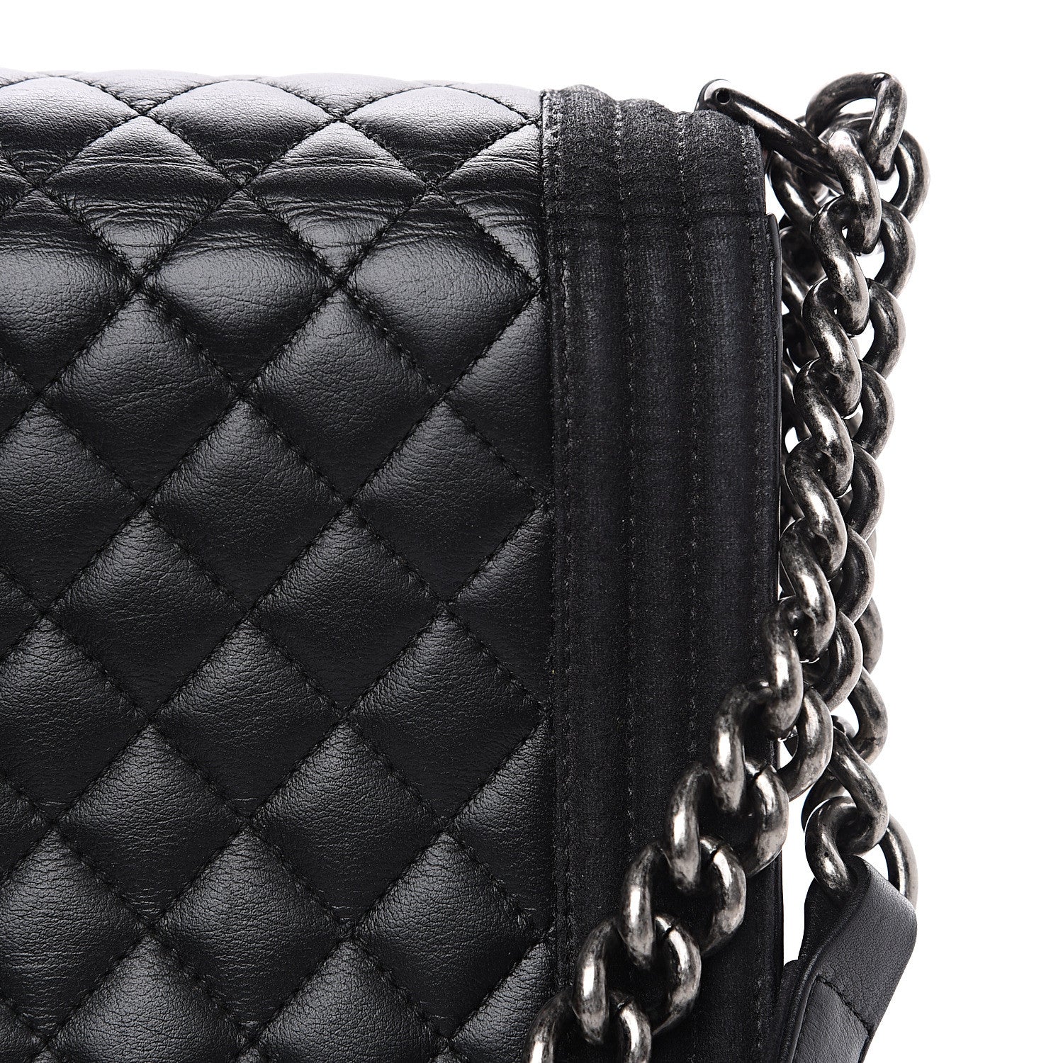 Chanel Calfskin Quilted Large Boy Flap Black 10 of 14