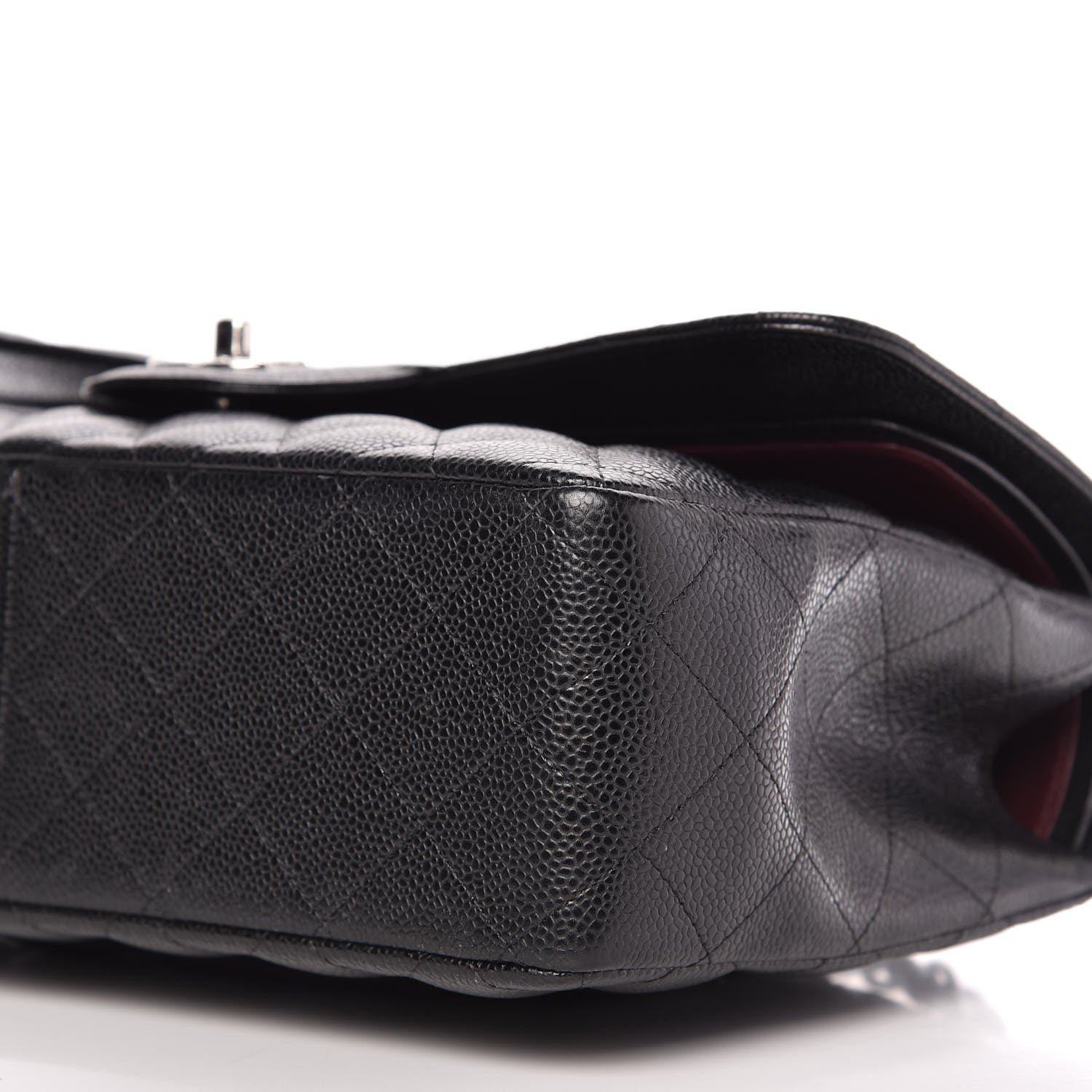 Chanel Caviar Quilted Jumbo Double Flap Black 8 of 11