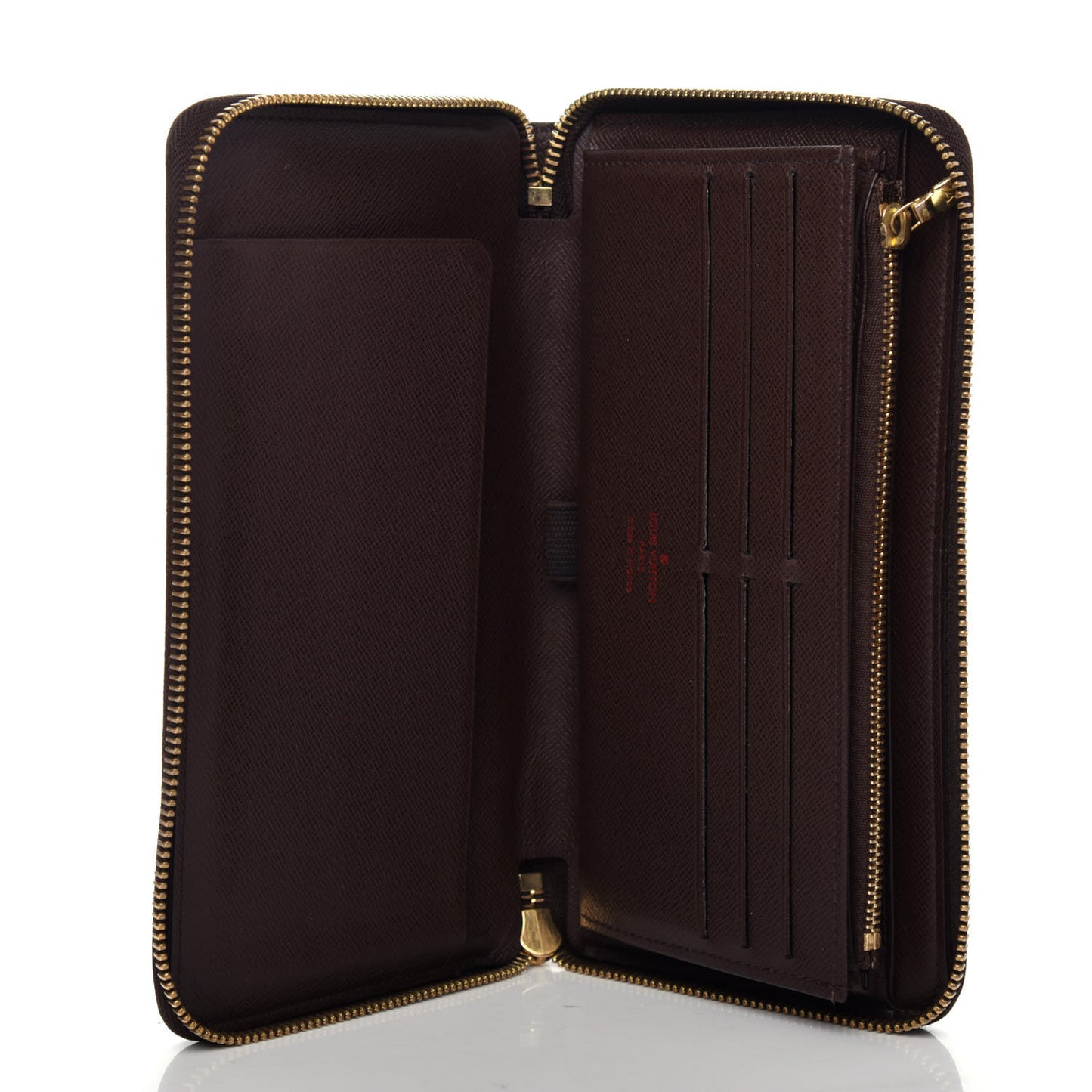 Damier Ebene Zippy Organizer Wallet