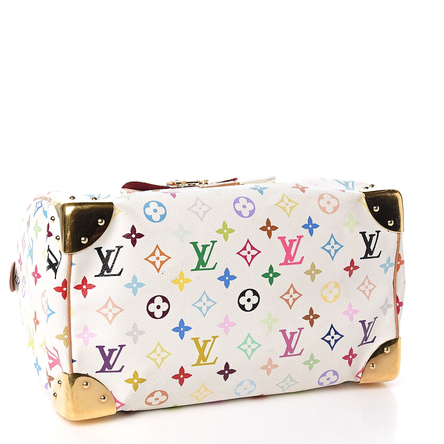 Monogram Multicolor Speedy 30 White